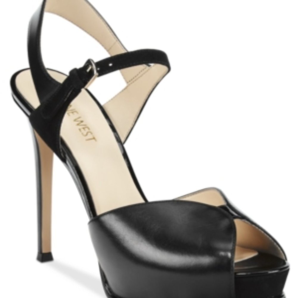 Nine West ‘Cruzeto’ Ankle Strap Platform Heels